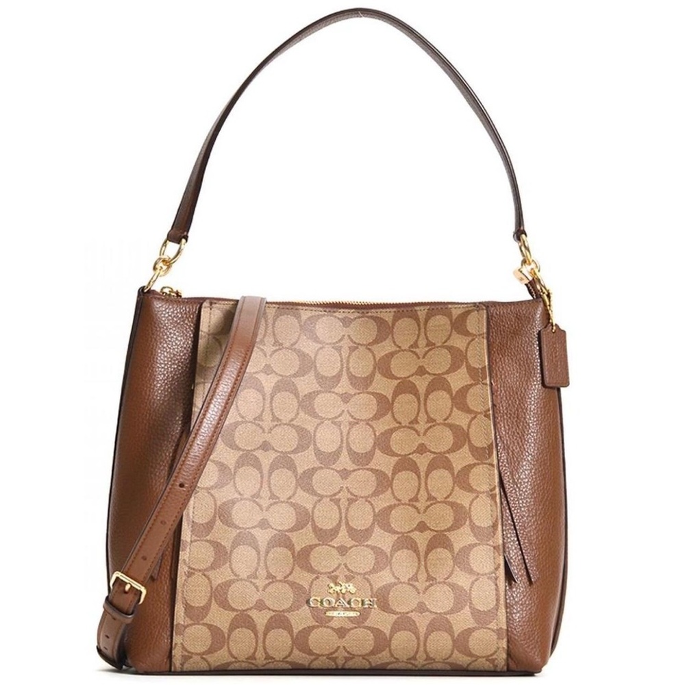 Coach Large Marlon Hobo Signature Bag
